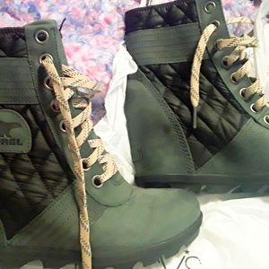 7 and a half womens sorel wedge boots